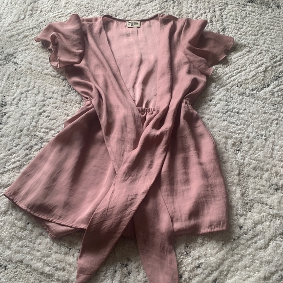 SHOW ME YOUR MUMU TIE FRONT ROMPER - Picture 7 of 7